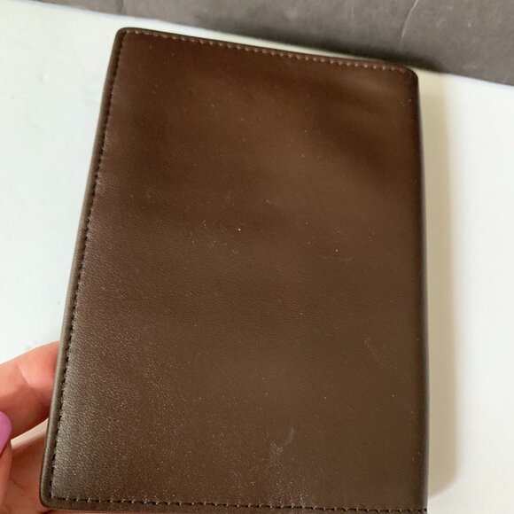 ROYCE NEW YORK RFID PASSPORT COVER AND LUGGAGE Tag Travel Set BROWN - Picture 7 of 9